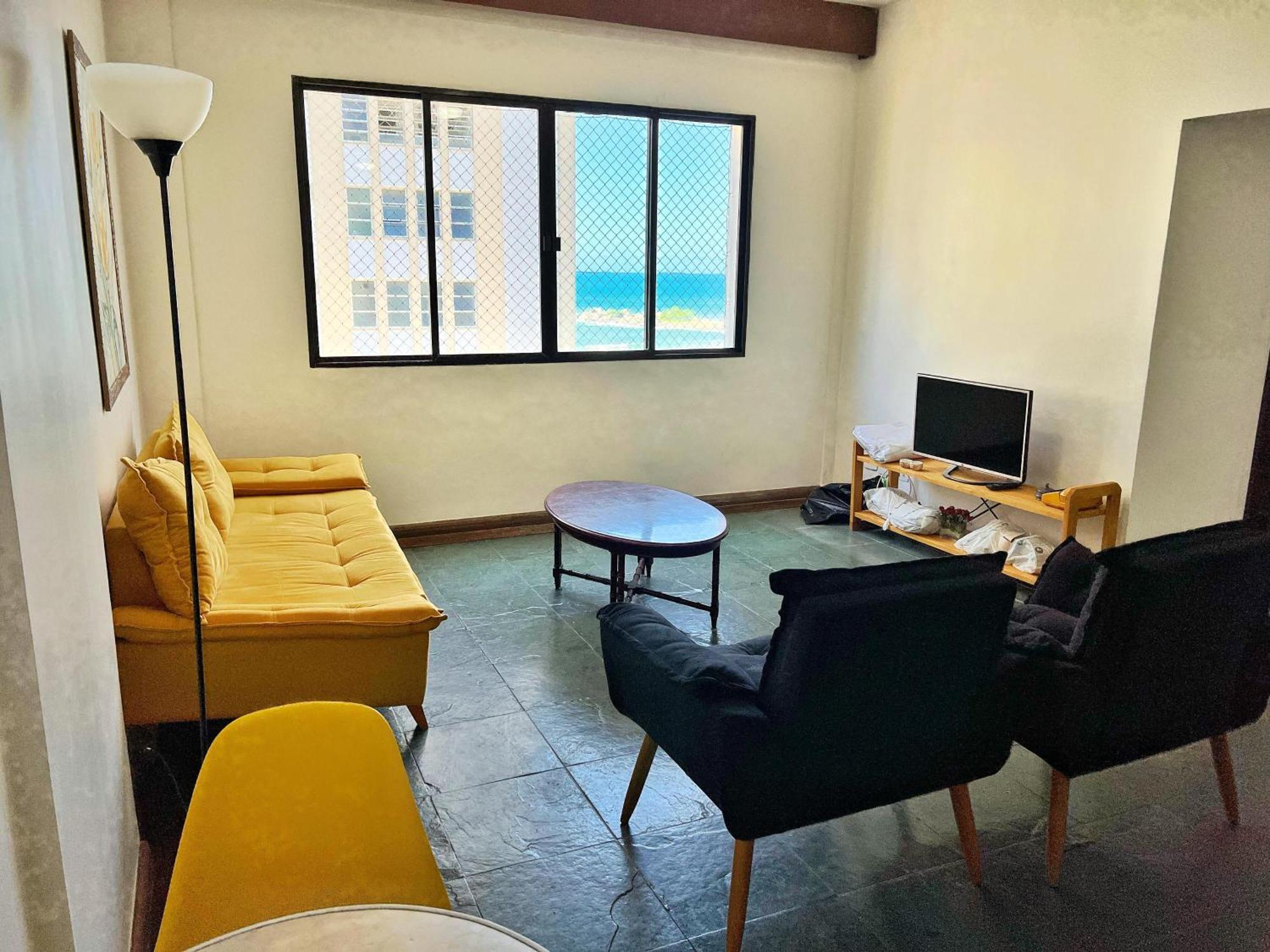 Apartamento 4 Quartos, 3 Banheiros, Vista Para O Mar Pitangueiras, Sacada, 1 Vaga De Garagem, Apenas 50 Metros Do Mar Guaruja Bagian luar foto