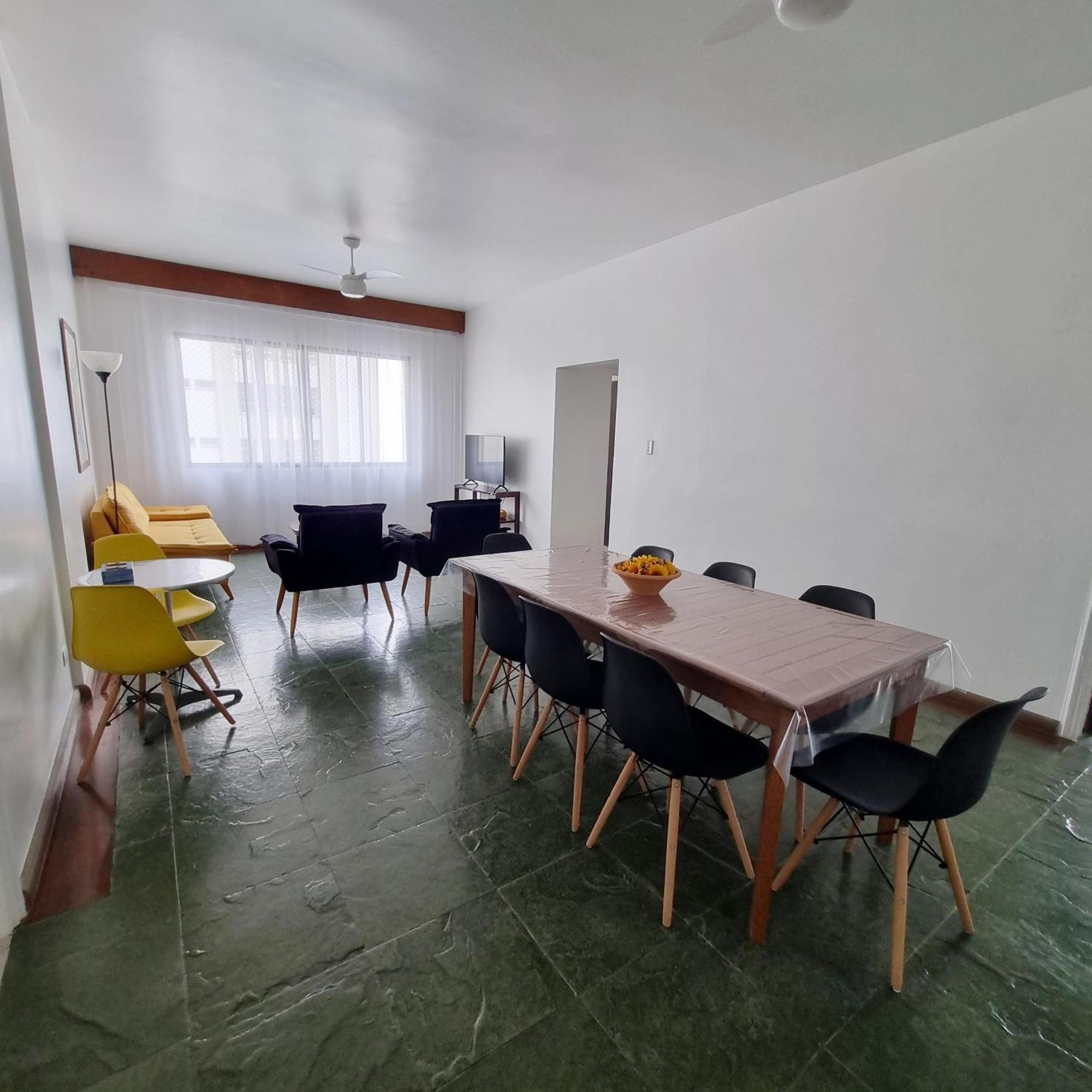 Apartamento 4 Quartos, 3 Banheiros, Vista Para O Mar Pitangueiras, Sacada, 1 Vaga De Garagem, Apenas 50 Metros Do Mar Guaruja Bagian luar foto